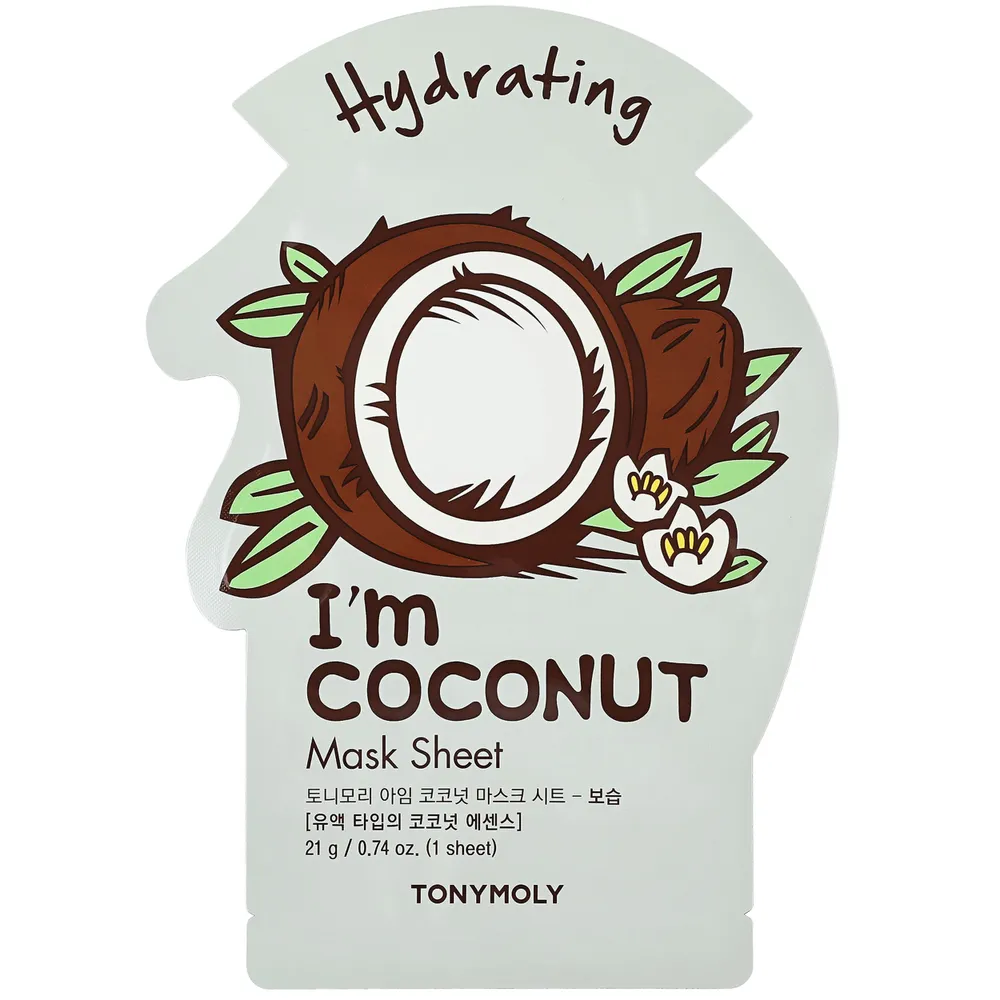 Tonymoly I Am Coconut Mask Sheet kolmekihiline hüdreeriv kangasmask